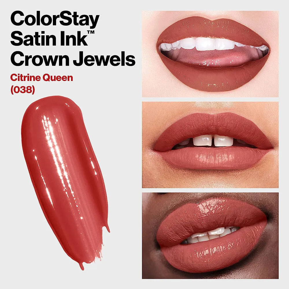 Revlon ColorStay Satin Ink Liquid Lip Color 038 Citrine Queen