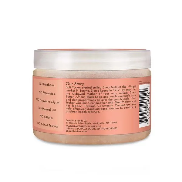 Shea Moisture Coconut & Hibiscus Illuminating Hand & Body Scrub- 12 oz