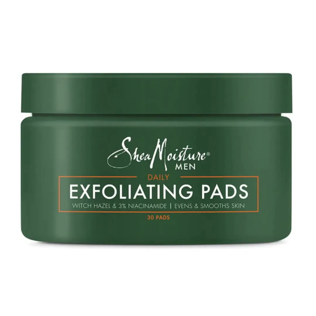 Shea Moisture Men Daily Exfoliating Pads - 30 Ct
