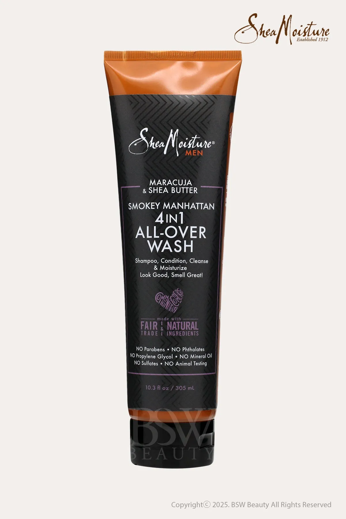 SHEA MOISTURE MEN MARACUJA & SHEA BUTTER 4 IN 1 ALL-OVER WASH 10.3oz