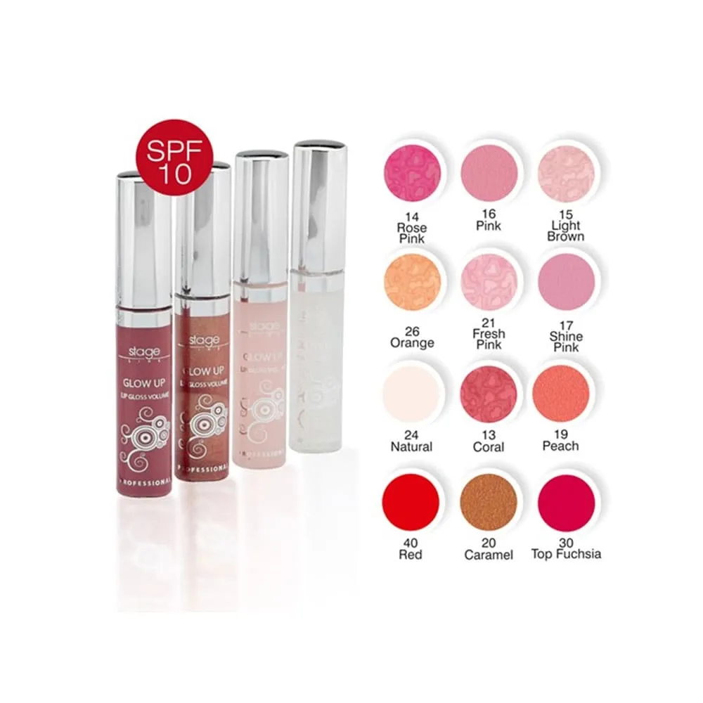 Stageline Glow Up Lip Gloss Volume Red 10ml