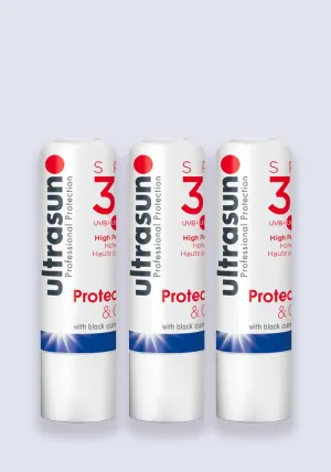 Ultrasun Ultralip Lip Balm SPF 30. 3 Pack