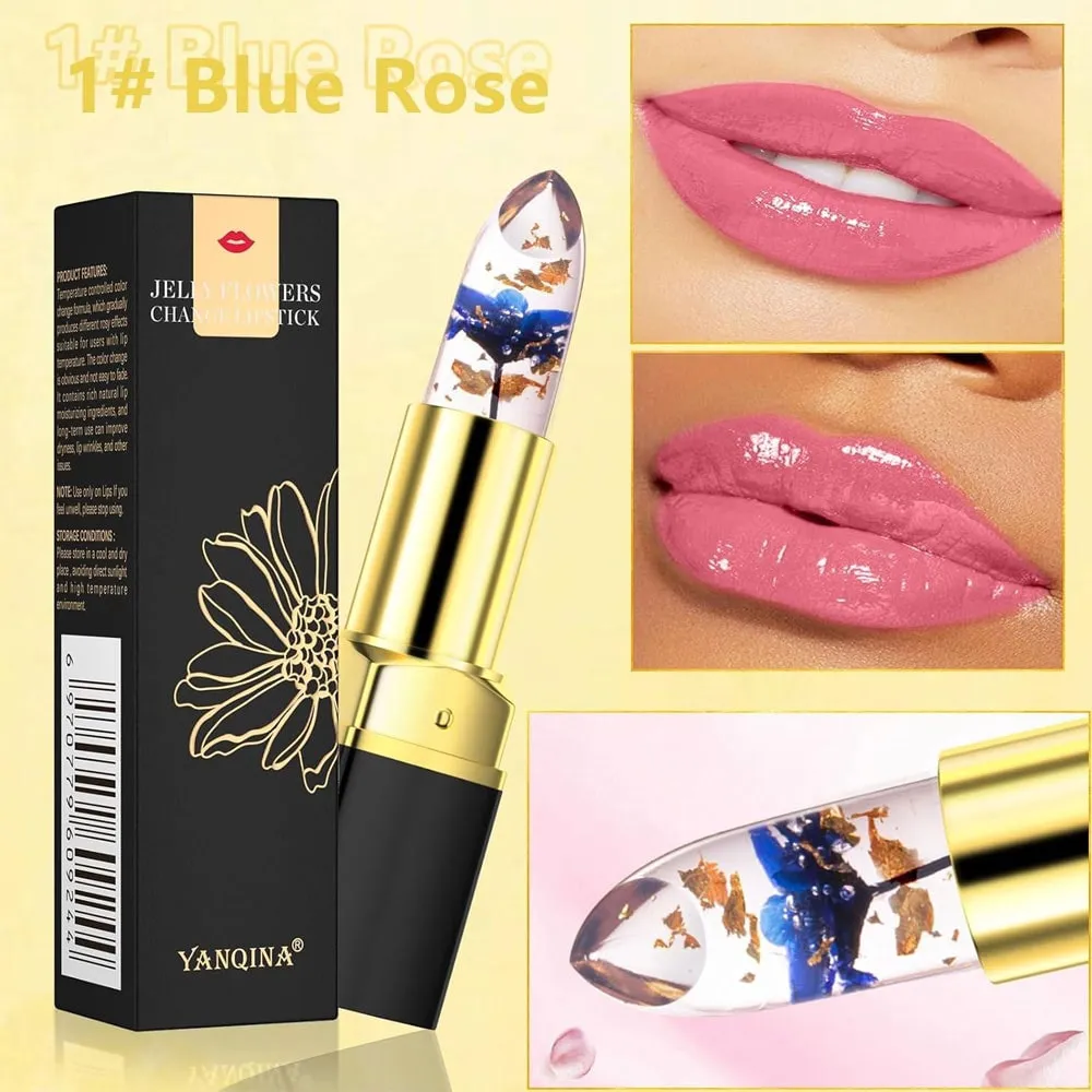 Yanqina Jelly Flowers Changing Lipstick 01