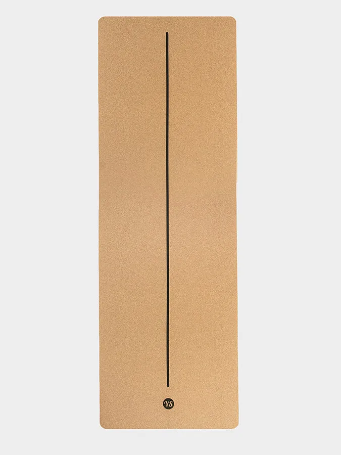 Yoga Studio Alignment Cork Yoga Mat 4mm